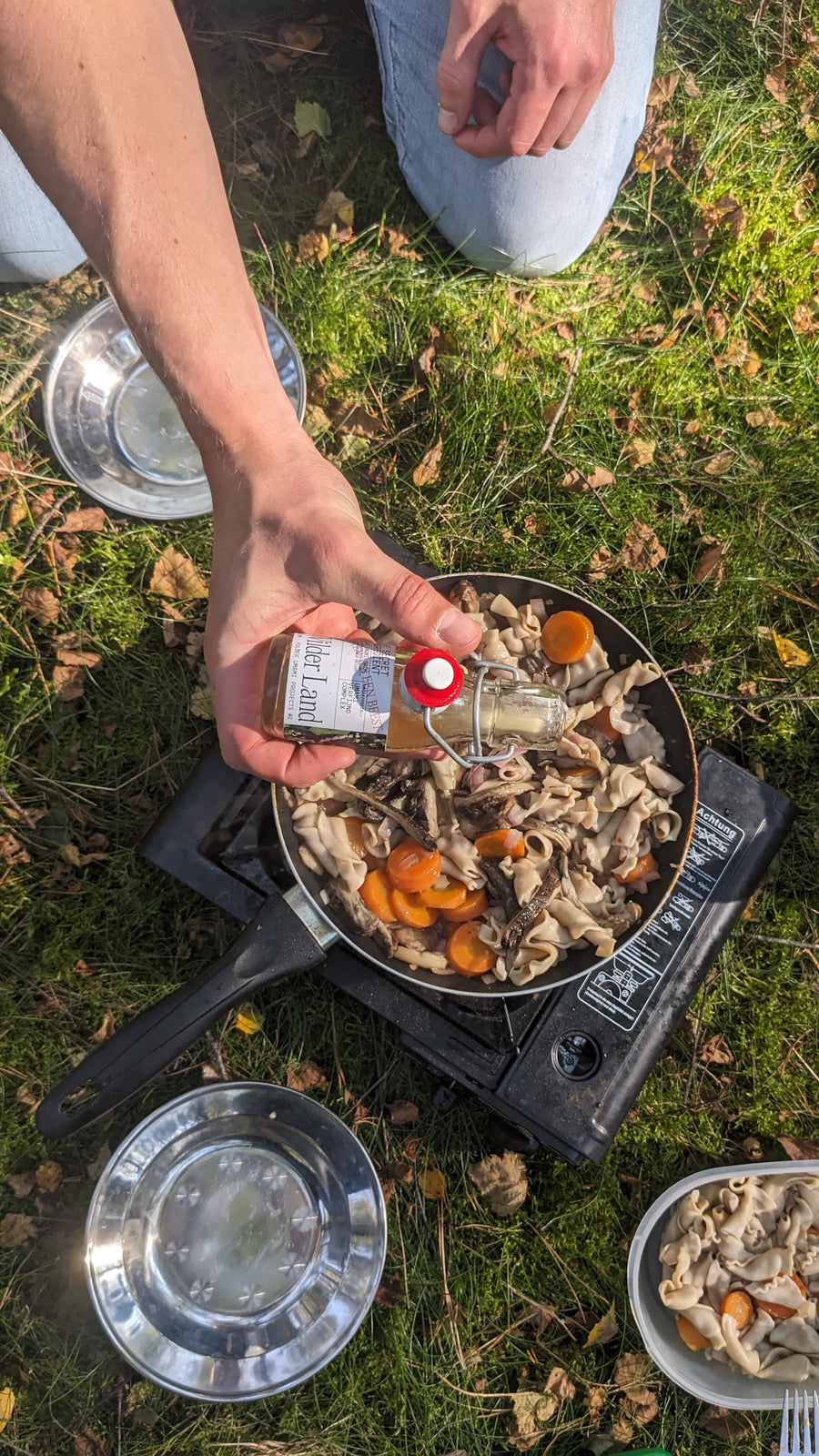 Pasta met wilde paddenstoelen